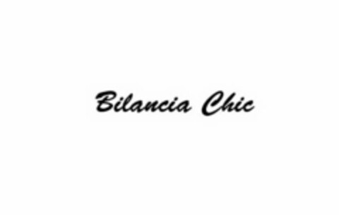 BILANCIA CHIC Logo (USPTO, 20.12.2012)