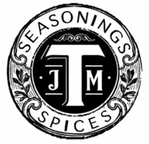 JTM SEASONINGS SPICES Logo (USPTO, 01/24/2014)