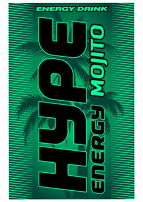HYPE ENERGY MOJITO ENERGY DRINK Logo (USPTO, 03.02.2015)