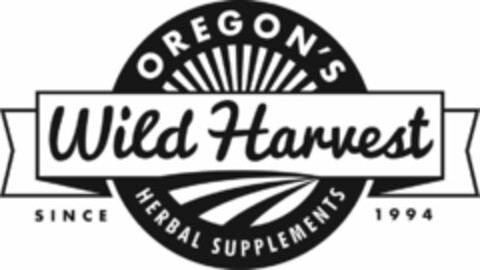 OREGON'S WILD HARVEST HERBAL SUPPLEMENTS SINCE 1994 Logo (USPTO, 04.06.2015)