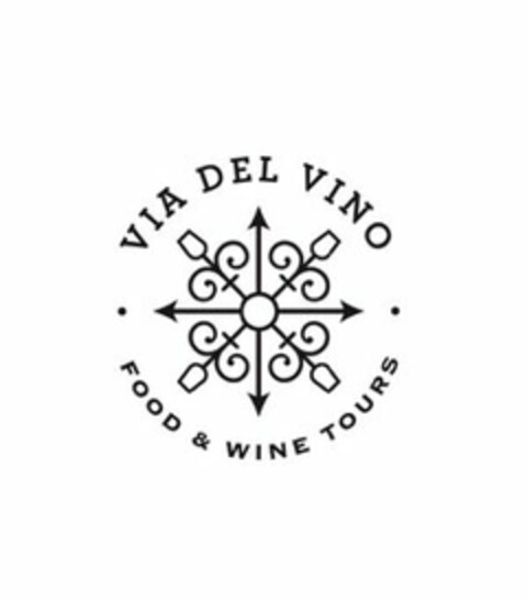 · VIA DEL VINO · FOOD & WINE TOURS Logo (USPTO, 07.07.2016)