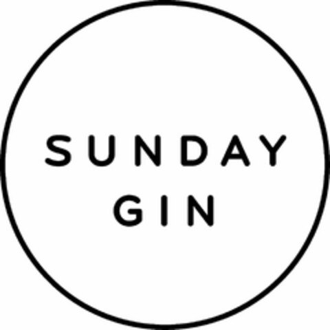 SUNDAY GIN Logo (USPTO, 09/07/2016)