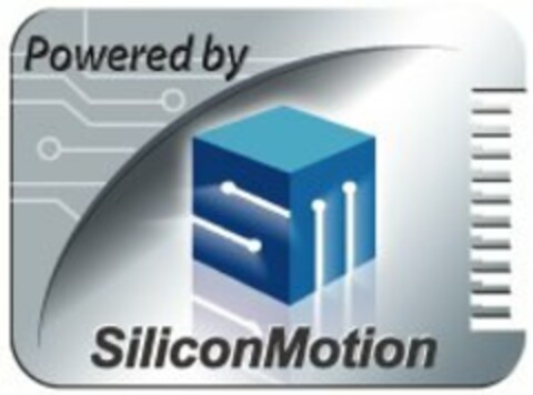 POWERED BY SILICONMOTION SM Logo (USPTO, 28.09.2016)