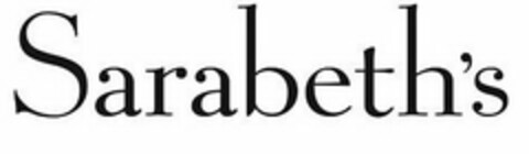 SARABETH'S Logo (USPTO, 11/15/2016)