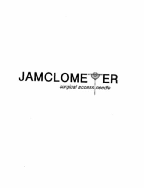 JAMCLOMETER SURGICAL ACCESS NEEDLE Logo (USPTO, 30.12.2016)