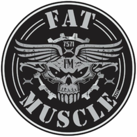 FAT MUSCLE INC 7571 FM Logo (USPTO, 31.05.2017)