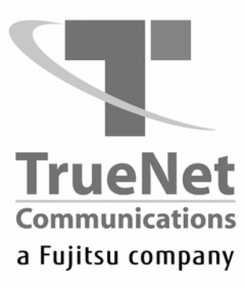 T TRUENET COMMUNICATIONS A FUJITSU COMPANY Logo (USPTO, 28.06.2017)