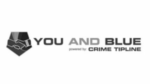 YOU AND BLUE POWERED BY: CRIME TIPLINE Logo (USPTO, 31.07.2017)