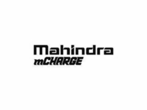 MAHINDRA MCHARGE Logo (USPTO, 03/05/2018)