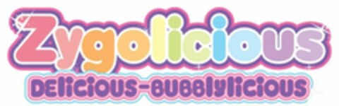 ZYGOLICIOUS DELICIOUS-BUBBLYLICIOUS Logo (USPTO, 22.08.2018)