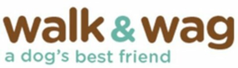 WALK & WAG A DOG'S BEST FRIEND Logo (USPTO, 11/07/2018)