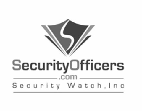 S SECURITYOFFICERS.COM SECURITY WATCH, INC Logo (USPTO, 02/11/2019)