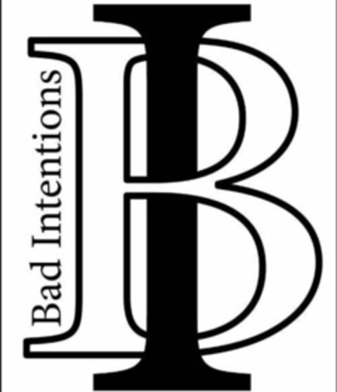 B I BAD INTENTIONS Logo (USPTO, 11/26/2019)