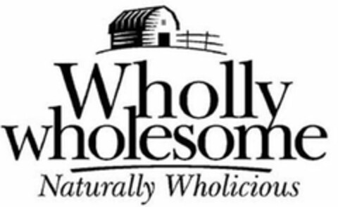 WHOLLY WHOLESOME NATURALLY WHOLICIOUS Logo (USPTO, 02/14/2020)