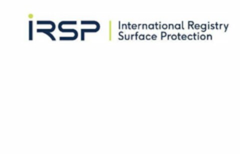 IRSP INTERNATIONAL REGISTRY SURFACE PROTECTION Logo (USPTO, 06/04/2020)