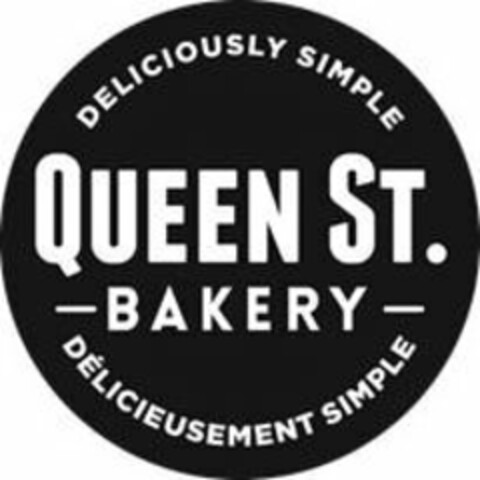 QUEEN ST. BAKERY DELICIOUSLY SIMPLE DÉLICIEUSEMENT SIMPLE Logo (USPTO, 11.09.2020)