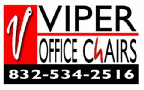 V VIPER OFFICE CHAIRS 832-534-2516 Logo (USPTO, 11.09.2014)