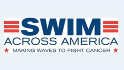 SWIM ACROSS AMERICA MAKING WAVES TO FIGHT CANCER Logo (USPTO, 04.10.2017)