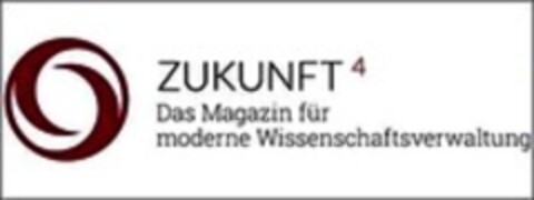 ZUKUNFT 4 Das Magazin für moderne Wissenschaftsverwaltung Logo (WIPO, 19.10.2017)