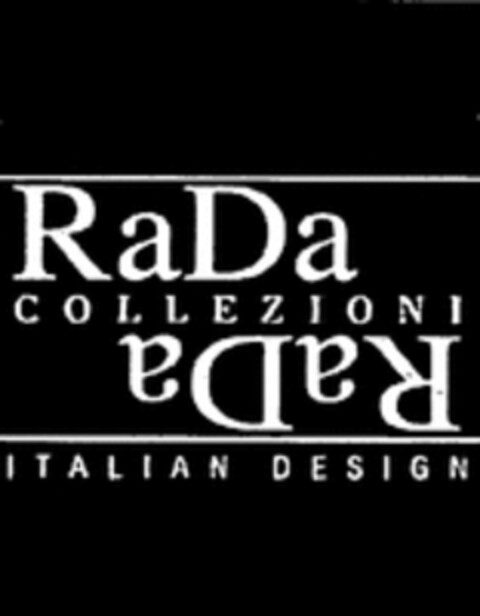 RaDa COLLEZIONI RaDa ITALIAN DESIGN Logo (WIPO, 09.10.2012)