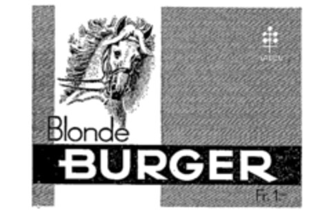 Blonde BURGER Logo (WIPO, 22.05.1953)