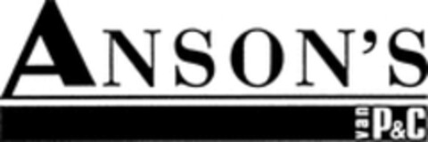 Ansons's van P&C Logo (WIPO, 10.12.1997)