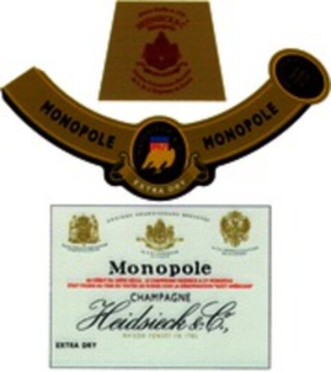 Monopole CHAMPAGNE Heidsieck & Co. Logo (WIPO, 12.10.1999)