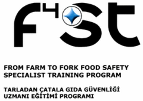 f4st FROM FARM TO FORK FOOD SAFETY SPECIALIST TRAINING PROGRAM TARLADAN CATALA GIDA GÜVENLIGI Logo (WIPO, 01.06.2007)