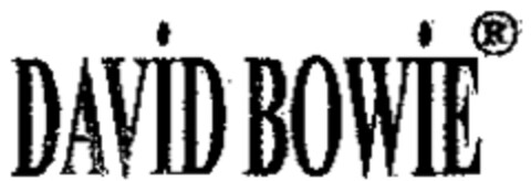 DAVID BOWIE Logo (WIPO, 22.05.2008)