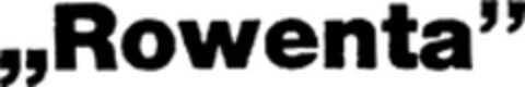 "Rowenta" Logo (WIPO, 09.05.1963)