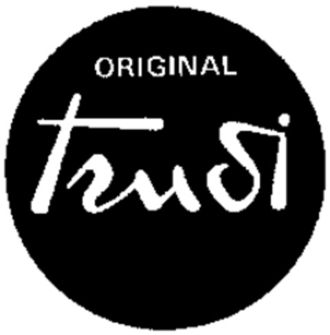 ORIGINAL trudi Logo (WIPO, 04.11.1980)