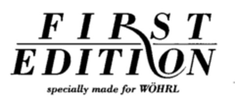 FIRST EDITION specially made for WÖHRL Logo (WIPO, 08.05.1993)