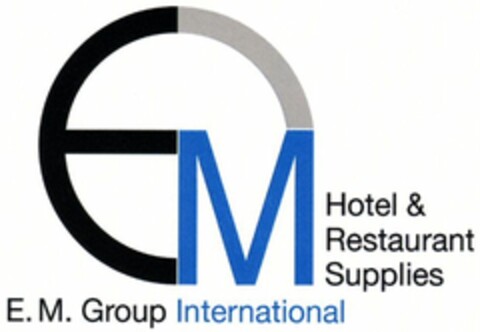 EM Hotel & Restaurant Supplies E.M. Group International Logo (WIPO, 09/27/2012)