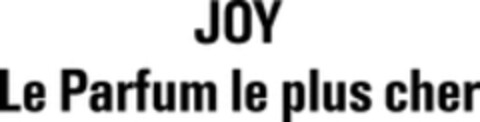 JOY Le Parfum le plus cher Logo (WIPO, 07/02/1968)