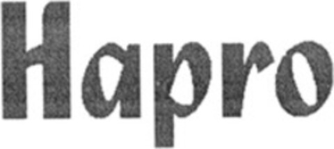 Hapro Logo (WIPO, 01/30/2008)