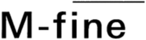 M-fine Logo (WIPO, 12.12.2014)