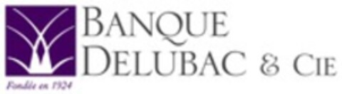 BANQUE DELUBAC & CIE FONDEE EN 1924 Logo (WIPO, 05.01.2023)