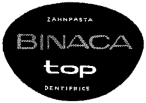 ZAHNPASTA BINACA TOP DENTIFRICE Logo (WIPO, 07/31/1958)