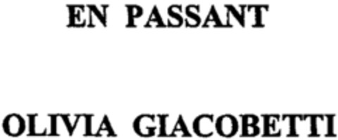 EN PASSANT OLIVIA GIACOBETTI Logo (WIPO, 07/12/2001)