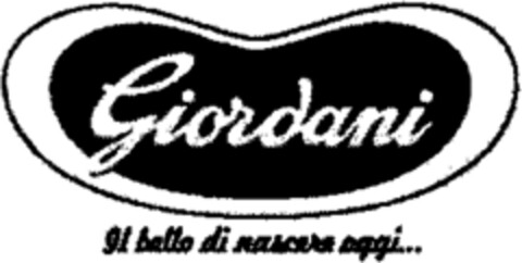 Giordani Il bello di nascere oggi... Logo (WIPO, 11/25/2003)