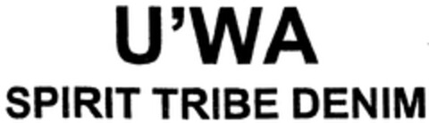 U'WA SPIRIT TRIBE DENIM Logo (WIPO, 20.07.2007)