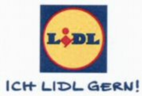 LIDL ICH LIDL GERN! Logo (WIPO, 23.11.2007)