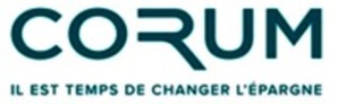 CORUM IL EST TEMPS DE CHANGER L'ÉPARGNE Logo (WIPO, 03/30/2018)