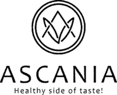 ASCANIA Healthy side of taste! Logo (WIPO, 06/25/2018)