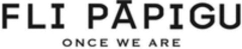 FLI PAPIGU ONCE WE ARE Logo (WIPO, 18.06.2020)