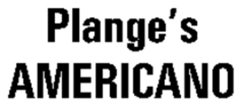 Plange's AMERICANO Logo (WIPO, 14.11.1966)