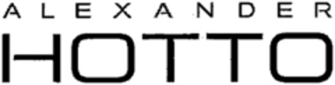 ALEXANDER HOTTO Logo (WIPO, 13.01.2004)