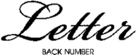 Letter BACK NUMBER Logo (WIPO, 02.02.2011)