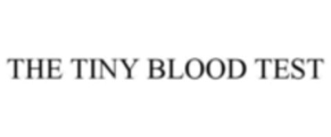 THE TINY BLOOD TEST Logo (WIPO, 10/12/2015)