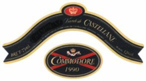COMMODORE 1990 Vicomte de CASTELLANE Logo (WIPO, 24.12.2002)
